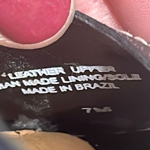 Gianni Bini Black Leather & Jute Slingback High Heeled Sandals sz 7 - Picture 8 of 13